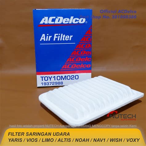 Jual Filter Udara Yaris Vios Limo Altis Noah Nav Wish Voxy Acdelco Ori