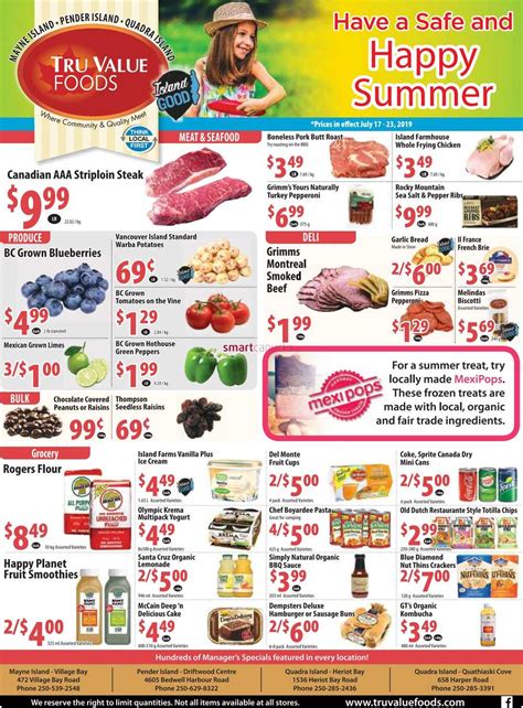 Tru Value Foods Flyer July To