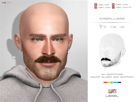 The Sims Resource Caballero Facial Hair