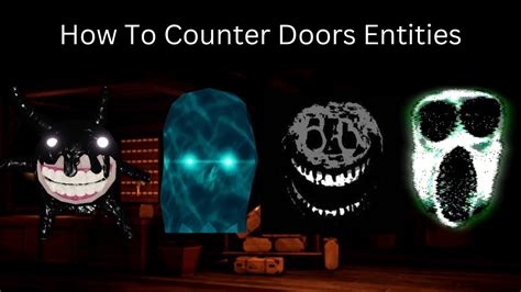 How To Counter All Roblox Doors Entities Youtube