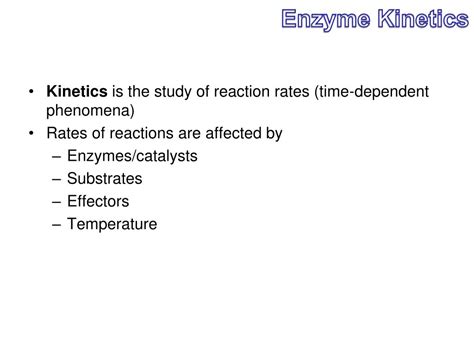 Ppt Chapter Enzyme Kinetics Inhibition And Control Powerpoint