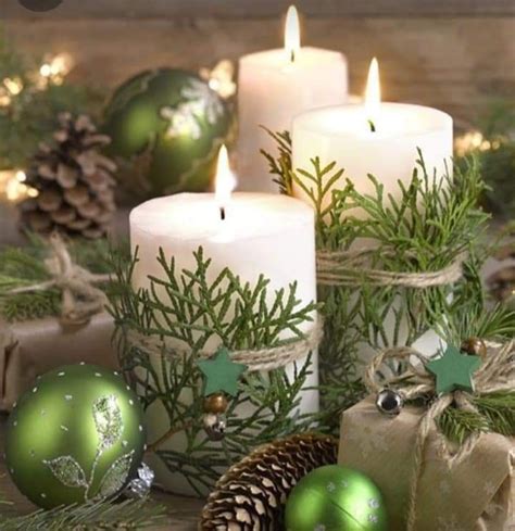 Pin By Patrocinio Vega On Decoraci N Con Velas Y Troncos Christmas