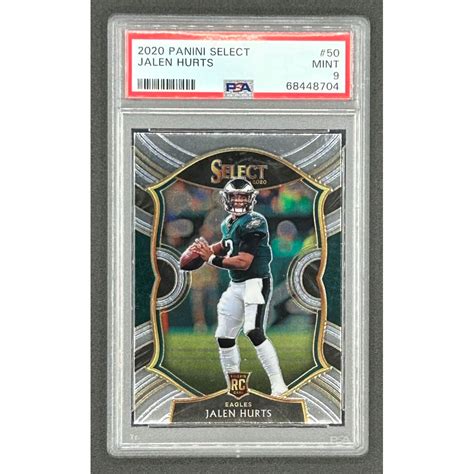 Jalen Hurts Select Rc Psa Pristine Auction