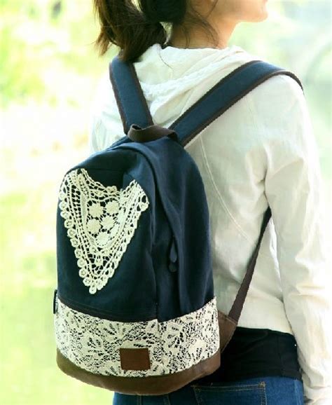 Canvas Backpack For Teenage Girls Cute Canvas Backpacks For School