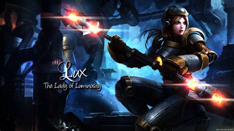 League Of Legends Steel Legion Lux Wallpaper By Soinnes On Deviantart