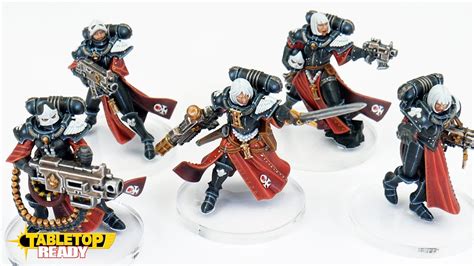 How To Paint Battle Sisters For Warhammer 40 000 Adepta Sororitas Power Armour Robes And