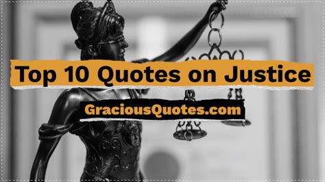 Top 10 Quotes On Justice Gracious Quotes Youtube