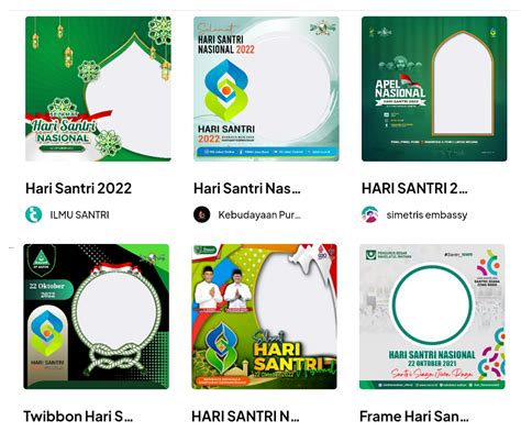 TERBARU 20 Link Twibbon Hari Santri Nasional 2022 Paling Trending