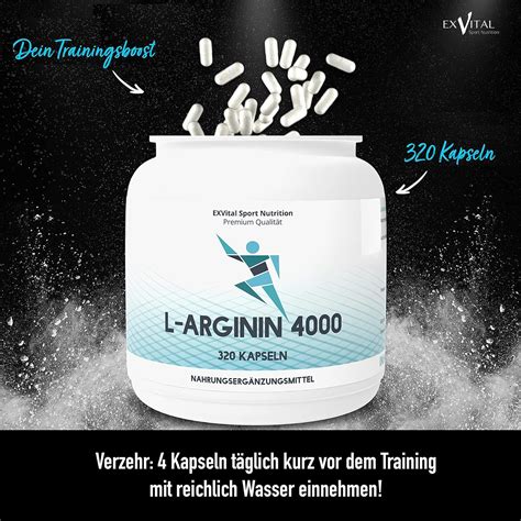 Exvital L Arginin Base Hochdosiert G Shop Apotheke