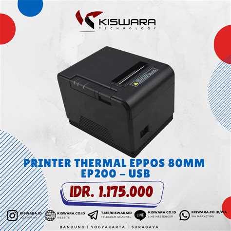 Jual EPPOS Printer Thermal 80mm EP200 USB Printer Dekstop Thermal