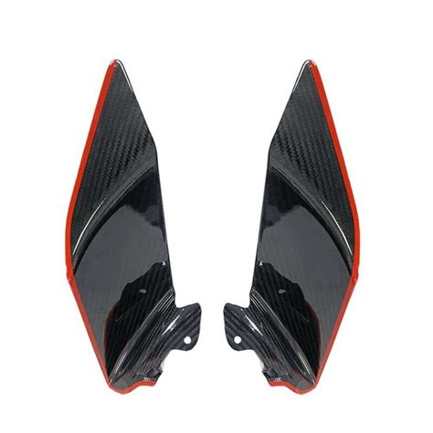 Front Motorcycle Side Downforce Naked Spoilers Accessories Fixed Winglet Fairing Wings For