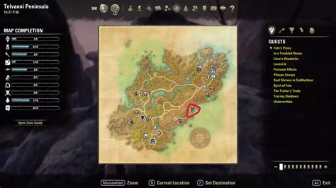 ESO Necrom All Telvanni Peninsula Skyshard Locations GINX Esports TV