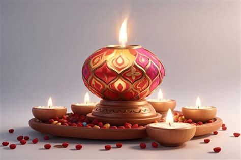 Premium AI Image | Happy Diwali Deepavali Festible Lamp Happy Box ...