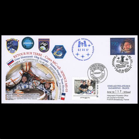 Proxima T Fdc Kazakhstan France Retour Sur Terre Thomas