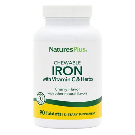 Natures Plus® Iron with Vitamin C Chewable Tablets, 90 ct - Kroger