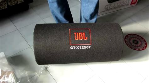 Unboxing And Demo Of JBL GT X1250T Bass Tube YouTube