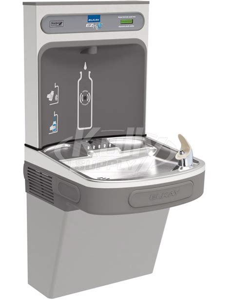 Elkay EZH2O LZSDWSLK Filtered NON-REFRIGERATED Drinking Fountain with ...