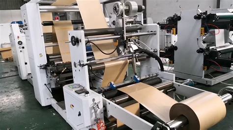 Lsd 400b Lst 2700 Automatic High Speed Flexo Printing Paper Bag Making Machine Youtube