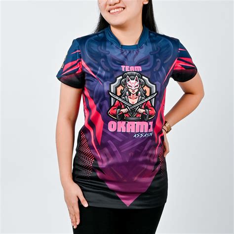 Women's Esports Jersey with Customized Design Full Sublimation Printing