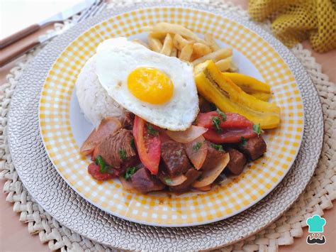 Lomo Saltado A Lo Pobre Receta PERUANA