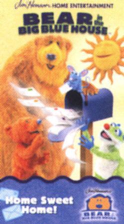 Bear In The Big Blue House Home Sweet Home VHS 1998 Slip Sleeve