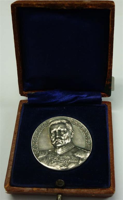 Deutschland 1914 Medaille Generaloberst Von Hindenburg Im Etui MA Shops