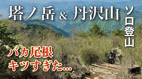 【神奈川】王道の大倉尾根ルート⛰️日帰りで登る塔ノ岳and丹沢山 Youtube