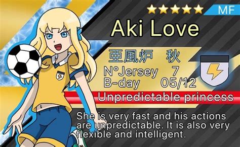 Inazuma Eleven Go Oc Aki Love Aki Afuro