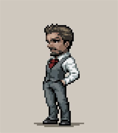 Iron Man Marvel Pixel Art   Animation Animated