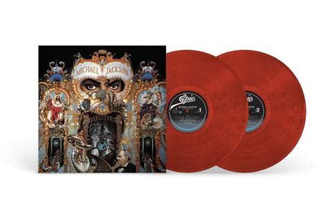 Michael Jackson Dangerous Limited Edition Red Vinyl Import Lps