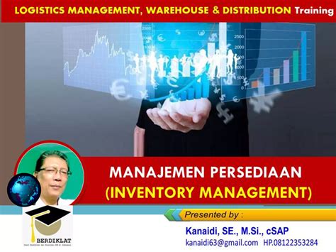 Manajemen Persediaan Inventory Eoq Fifo Lifo Training Logistics