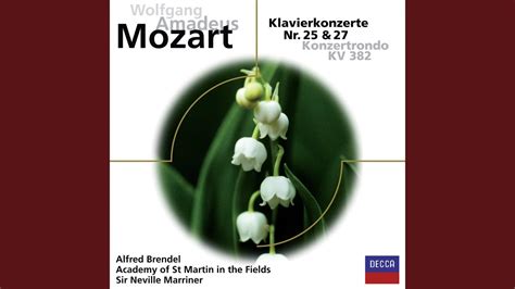 Mozart Piano Concerto No 25 In C K 503 2 Andante Live Youtube