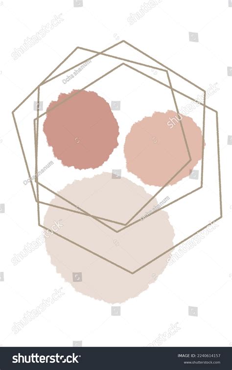 Minimalis Ilustrasi Background Nude Theme Colour Stock Vector Royalty Free 2240614157