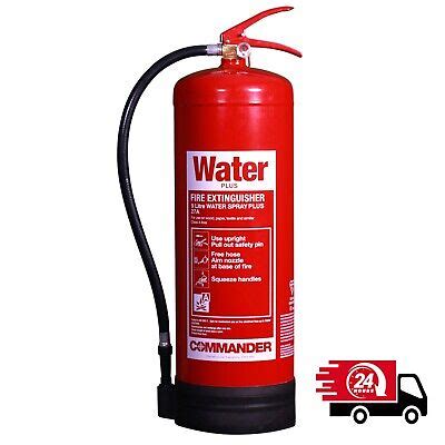 Litre Water Fire Extinguisher Ce Kitemarked Bracket Ltr Year