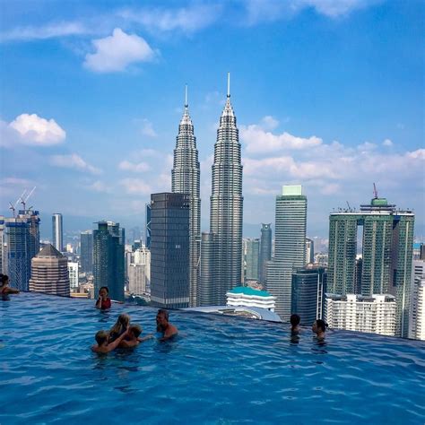 Breathtaking Infinity Pool With Stunning City Views In Kuala Lumpur