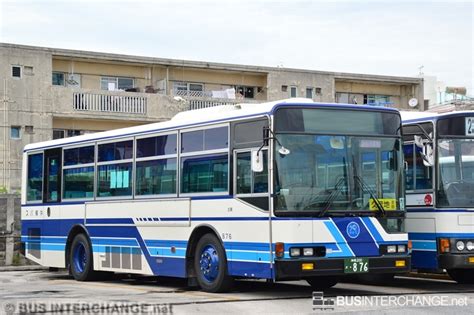 æ²ç 200 ã 876 Okinawa Bus Mitsubishi Fuso Aero Star Bus