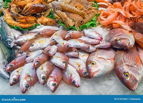 Tasty Fish And Seafood Stock Photo Image Of Healthy