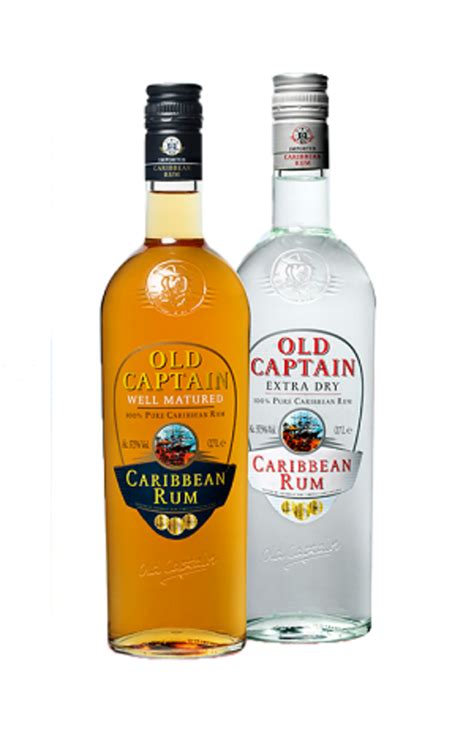 Old Captain Rum Bruin Drank Van De Meisjes In Haps