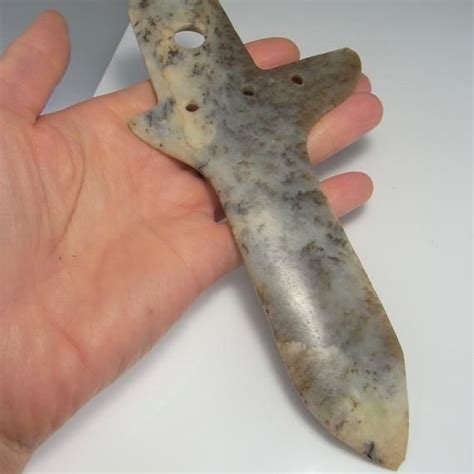 Bc Neolithic Jade Blade Knife Stone Age Jade Artifact Antiquities