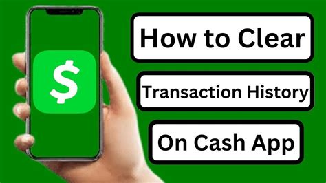 How To Clear Cash App Transaction History How To Delete Payment