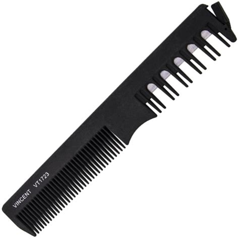 Vincent Carbon 2 Way Razor Comb One Eye In 2021 Salon Supplies