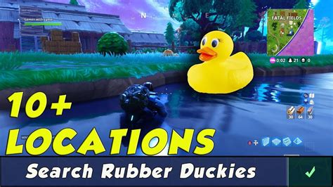 Search Rubber Duckies ALL LOCATIONS In Fortnite Week 3 Season 4