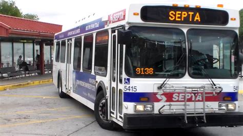 Septa Bus New Flyer D40lf 5415 Youtube