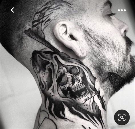 W Rter Tattoos Best Neck Tattoos Creepy Tattoos Head Tattoos Skull