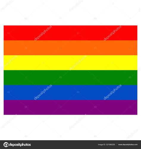 Rainbow flag movement lgbt icône plate Symbole des minorités