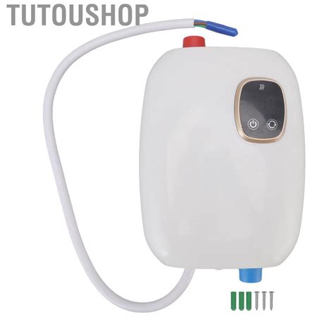 Tutoushop 5500w Small Electric Instant Hot Water Heater With Digital Touch Screen Smart