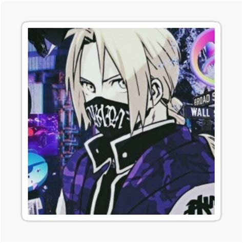 "FMAB Edward Elric Aesthetic" Sticker for Sale by Rexona- | Redbubble