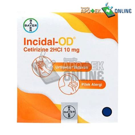 INCIDAL OD 10MG STRIP 4 CAPSUL Lazada Indonesia