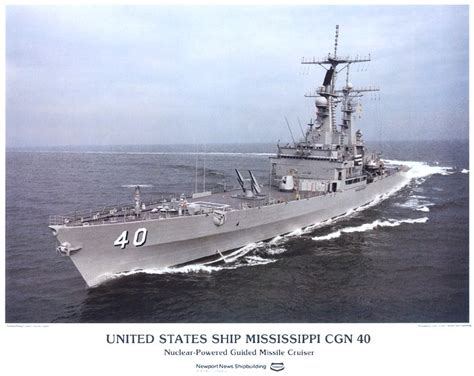 Cruiser Photo Index DLGN CGN 40 USS MISSISSIPPI Navsource