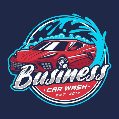 car wash mascot logo esport gaming. racing car mascot logo illustration. 14468587 Vector Art at ...